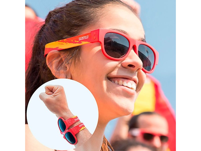 Сгъваеми слънчеви очила Sunfold Spain Red