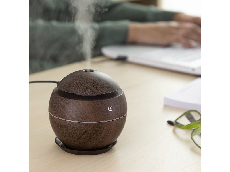 Мини Овлажнител Ароматизатор Dark Walnut InnovaGoods