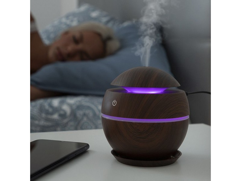 Мини Овлажнител Ароматизатор Dark Walnut InnovaGoods