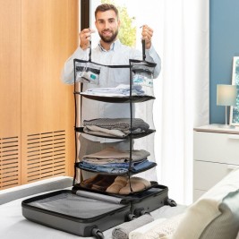 Преносим Сгъваем Рафт Органайзер за Багаж Sleekbag InnovaGoods
