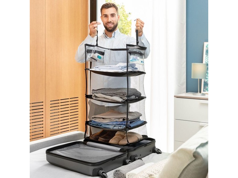 Преносим Сгъваем Рафт Органайзер за Багаж Sleekbag InnovaGoods