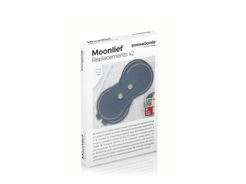 Резервни Пластири за Менструален Релаксиращ Масажор Moonlief InnovaGoods (опаковка от 2)
