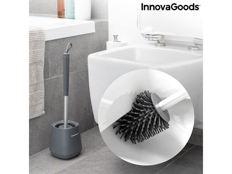 Гумена четка за тоалетна Kleanu InnovaGoods V0103258 (След ремонт A)