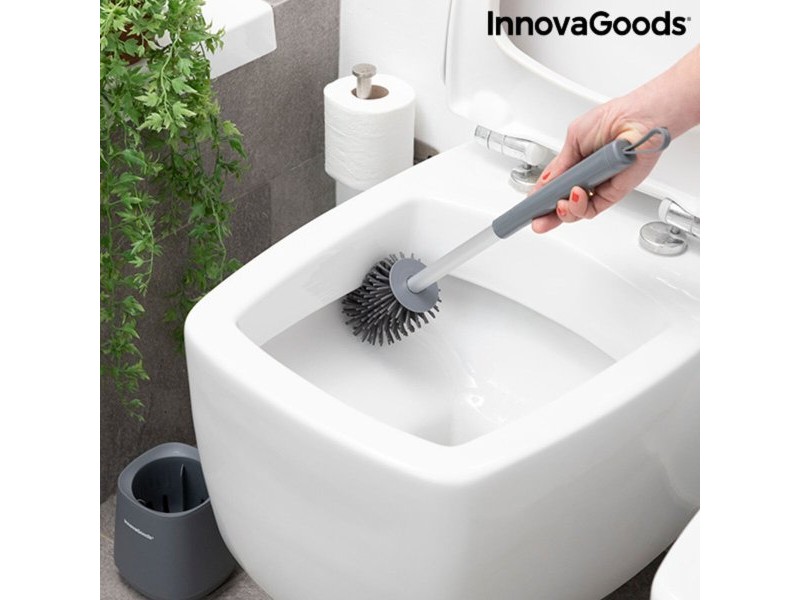 Гумена четка за тоалетна Kleanu InnovaGoods V0103258 (След ремонт A)