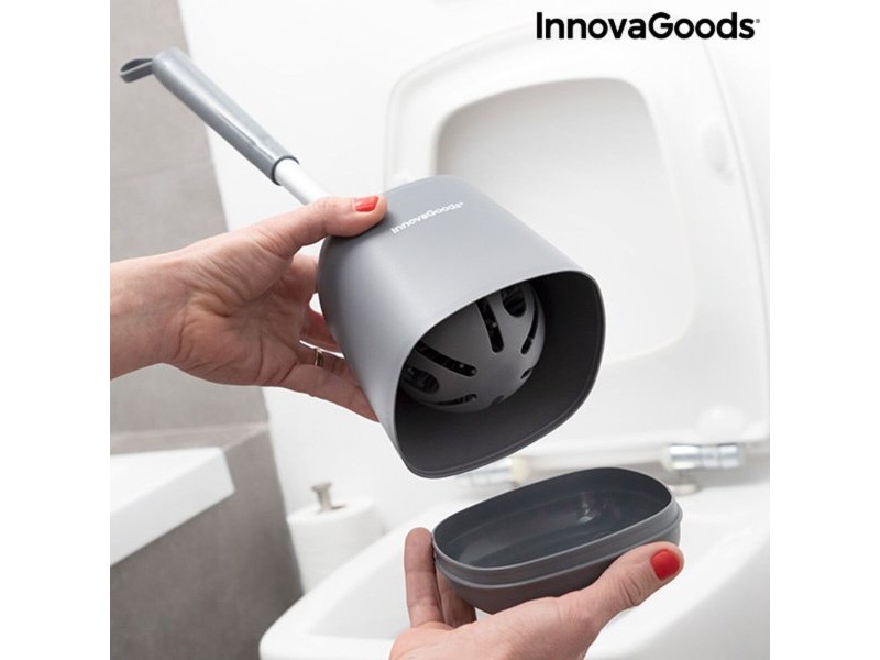 Гумена четка за тоалетна Kleanu InnovaGoods V0103258 (След ремонт A)