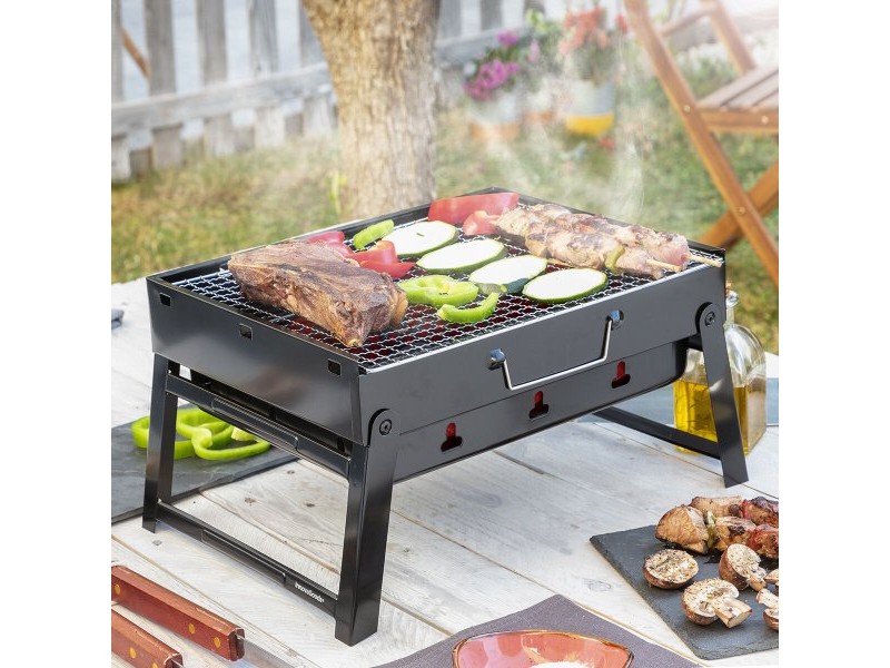 Преносимо Сгъваемо Барбекю за Въглища BearBQ InnovaGoods
