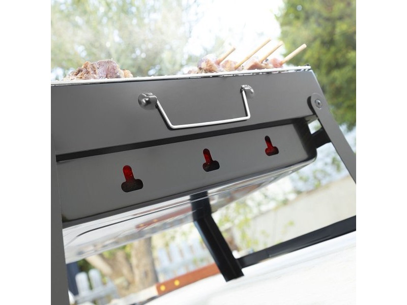Преносимо Сгъваемо Барбекю за Въглища BearBQ InnovaGoods