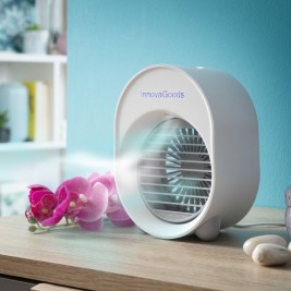 Мини Ултразвуков Охладител-Овлажнител с LED Koolizer InnovaGoods