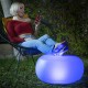 Надуваемо Кресло с Многоцветна LED Светлина и Дистанционно Управление InnovaGoods Бял (След ремонт A)