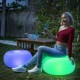 Надуваемо Кресло с Многоцветна LED Светлина и Дистанционно Управление InnovaGoods Бял (След ремонт A)