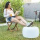 Надуваемо Кресло с Многоцветна LED Светлина и Дистанционно Управление InnovaGoods Бял (След ремонт A)