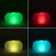 Надуваемо Кресло с Многоцветна LED Светлина и Дистанционно Управление InnovaGoods Бял (След ремонт A)