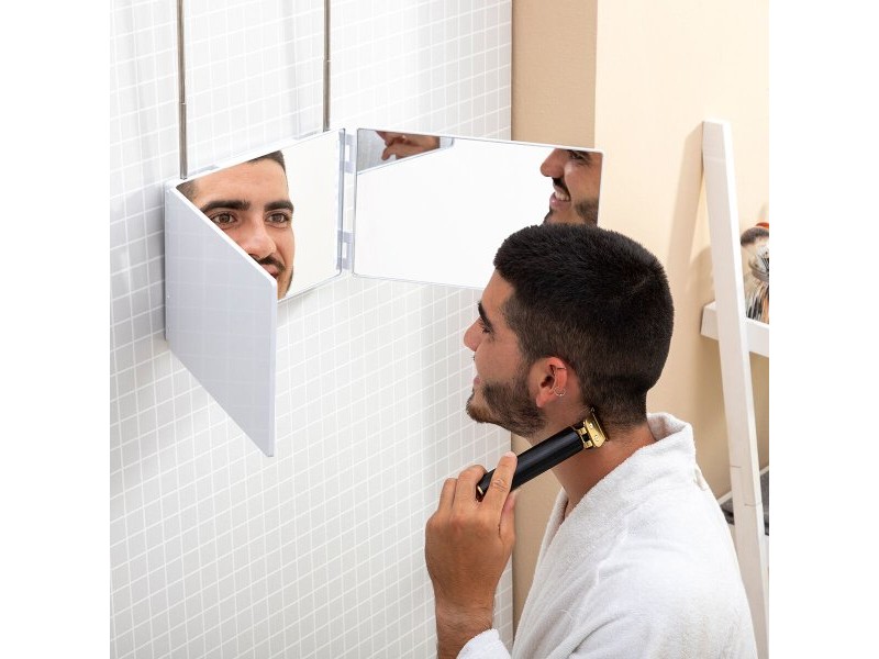 Огледало за баня с LED светлина и 360º визия SelfKut InnovaGoods