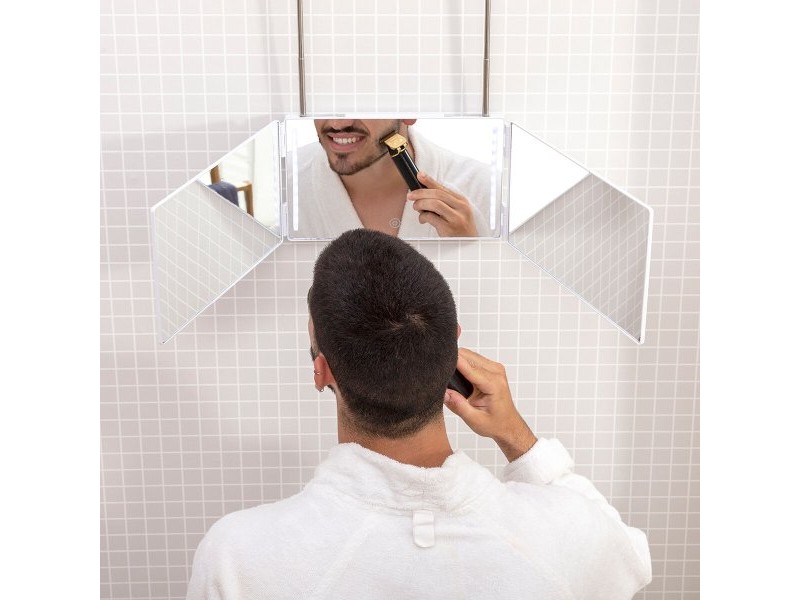 Огледало за баня с LED светлина и 360º визия SelfKut InnovaGoods