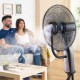 Вентилатор пулверизатор с крака с дистанционно управление InnovaGoods Mistinn Черен 90 W 2,8 L