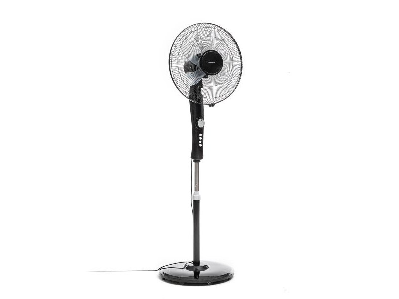 Вентилатор с крака InnovaGoods Breezinn Черен 45 W