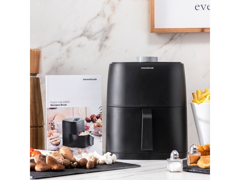 въздушен фритюрник InnovaGoods Fryinn Lite 2000 Черен 1200 W 2 L