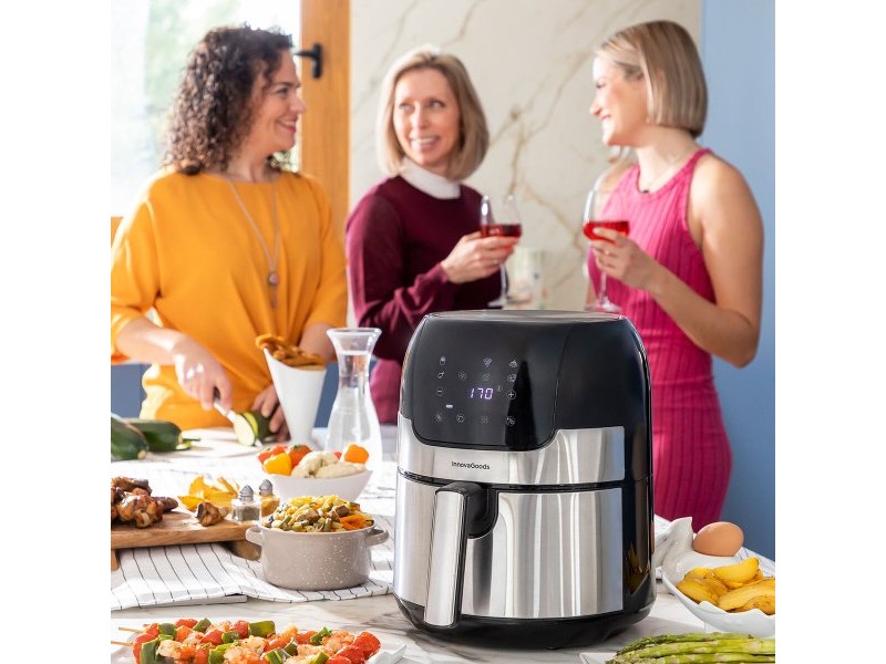 въздушен фритюрник InnovaGoods Fryinn 3500 Черен 1400 W 3,5 L Неръждаема стомана