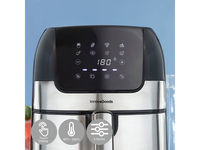 въздушен фритюрник InnovaGoods Fryinn 3500 Черен 1400 W 3,5 L Неръждаема стомана
