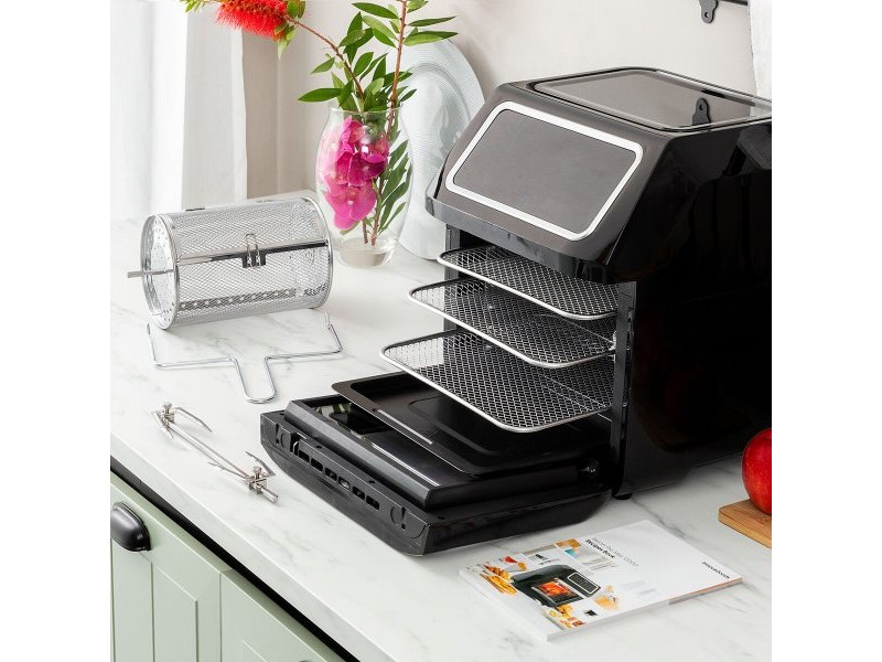 въздушен фритюрник InnovaGoods Fryinn Pro Max 12000 Черен 1800 W 12 L Неръждаема стомана