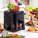 въздушен фритюрник с Кантар InnovaGoods Fryinn Balance 5000 Черен 1500 W 5 L Неръждаема стомана