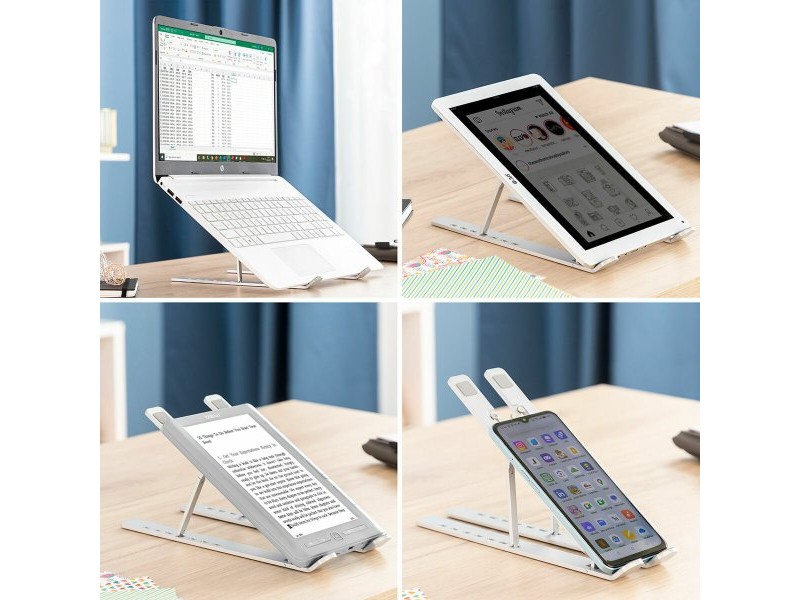 Сгъваема и регулируема стойка за лаптоп Flastan InnovaGoods