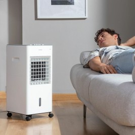 Многофункционален Преносим Изпарителен Климатик Airvecove InnovaGoods   65 W Бял 5 L (След ремонт A)