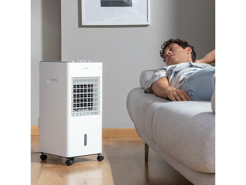 Многофункционален Преносим Изпарителен Климатик Airvecove InnovaGoods   65 W Бял 5 L (След ремонт A)