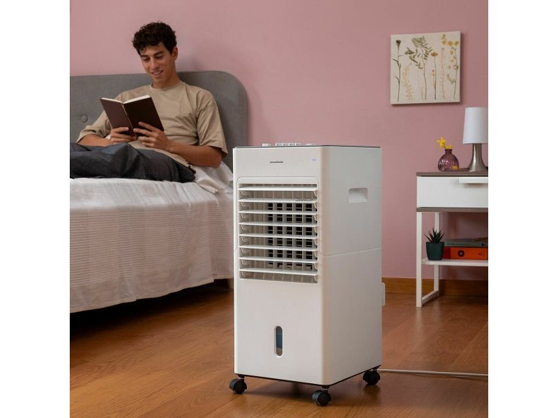 Многофункционален Преносим Изпарителен Климатик Airvecove InnovaGoods   65 W Бял 5 L (След ремонт A)