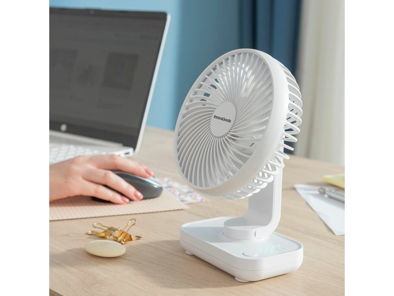 Акумулаторен Настолен Вентилатор Fanrec InnovaGoods Ø5,4'' 3600 mAh / 13,3 W
