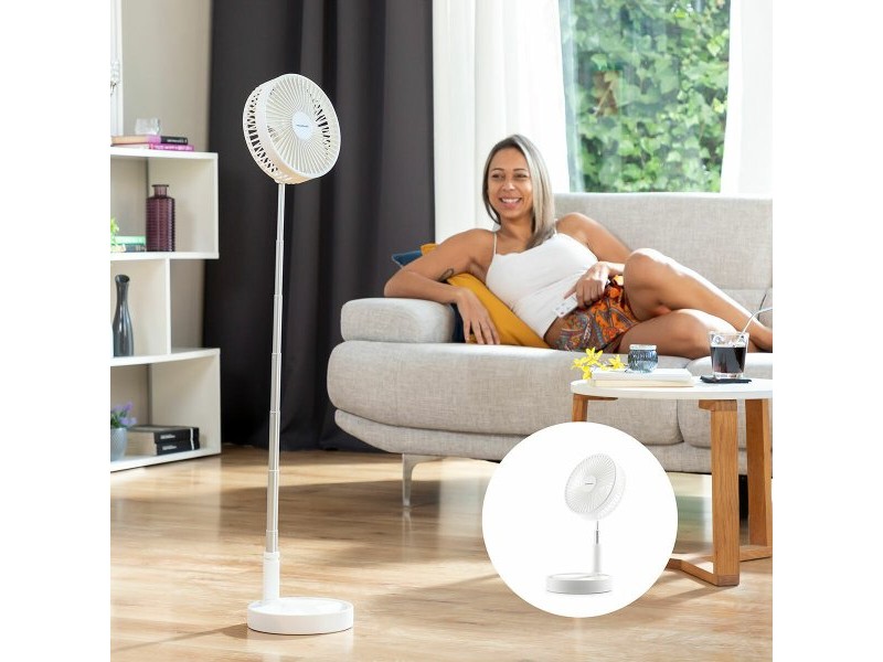Сгъваем Акумулаторен Вентилатор 3 в 1 Fandle InnovaGoods Ø7,7'' 7200 mAh