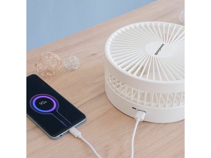 Сгъваем Акумулаторен Вентилатор 3 в 1 Fandle InnovaGoods Ø7,7'' 7200 mAh