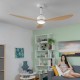 Вентилатор за Таван с LED Светлина и 3 Перки ABS Wuled InnovaGoods Дървен 36 W 52 Вентилатор за Таван с LED Светлина и 3 Перки ABS Wuled InnovaGoods Дървен 36 W 52