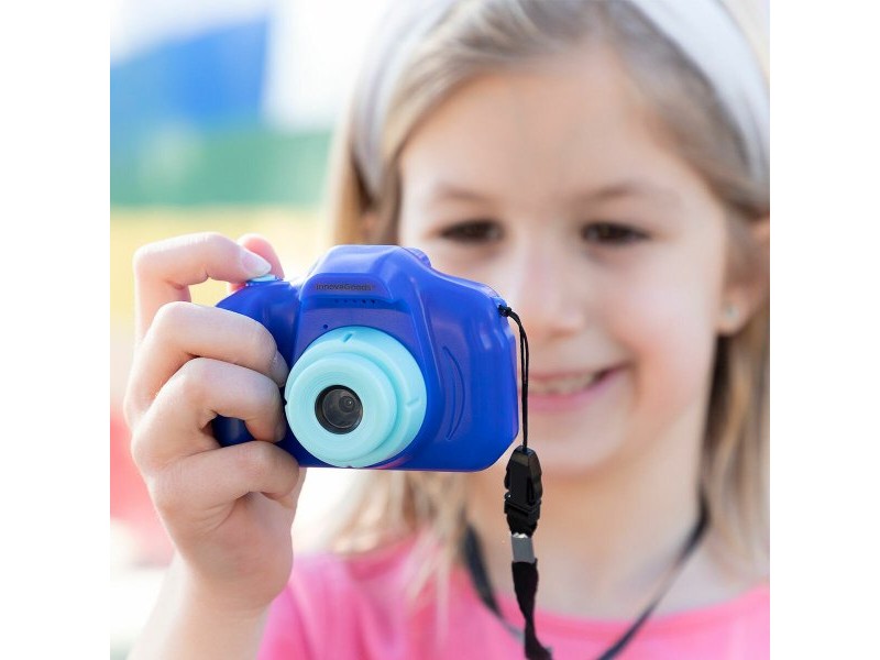 Акумулаторен Цифров Фотоапарат за Деца с Игри Kiddak InnovaGoods