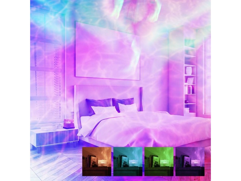 Акумулаторен LED Проектор за Северно Сияние Boralamp InnovaGoods