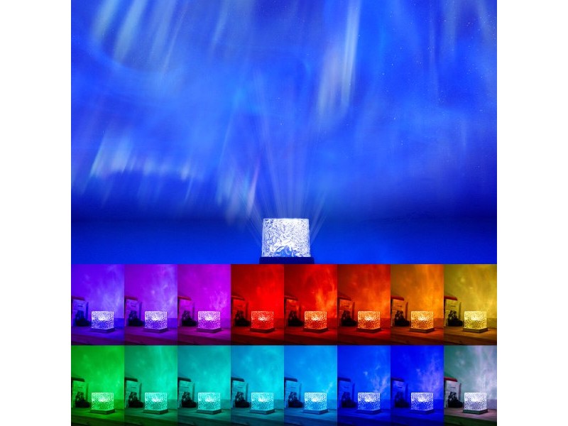 Акумулаторен LED Проектор за Северно Сияние Boralamp InnovaGoods