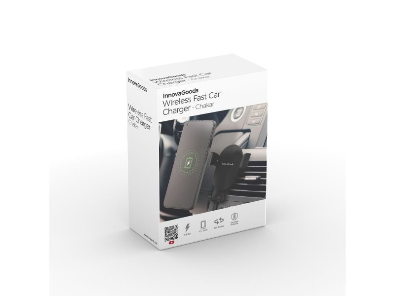Стойка за Телефон за Бързо Безжично Зареждане за Кола Chakar InnovaGoods