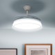 Вентилатор за Таван с LED Светлина и 4 Прибиращи се Перки InnovaGoods 80 W Сребрист Ø49-104 cm (След ремонт D)