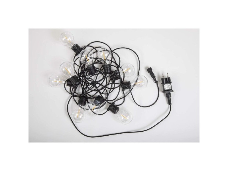 Гирлянда от LED Светлини New Garden Allegra Черен 8 m E27 10 350 lm