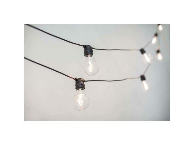 Гирлянда от LED Светлини New Garden Allegra Черен 8 m E27 10 350 lm