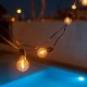 Гирлянда от LED Светлини New Garden Allegra 8 m 10 Бял/Черен Слънчев
