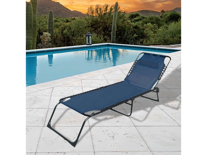 Lamamistool Marbueno Син 190 x 27 x 58 cm Casual