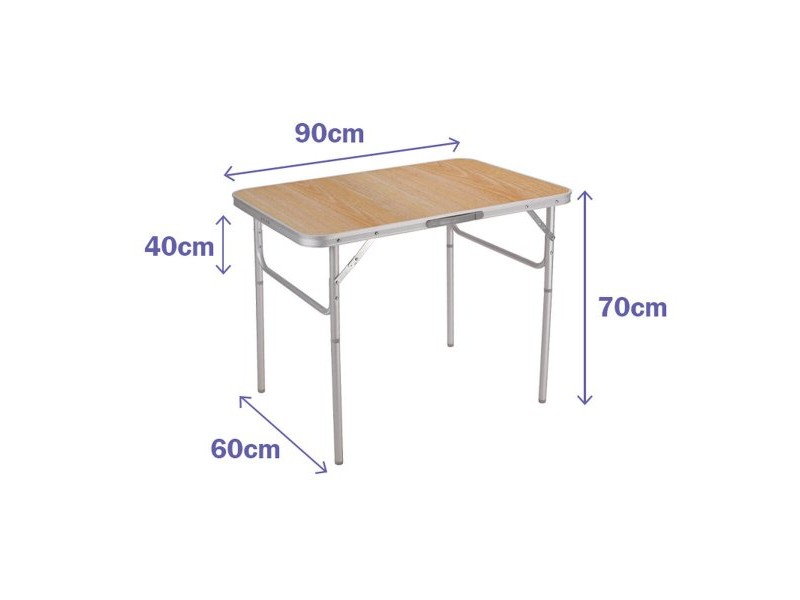 Сгъваема масичка Marbueno 90 x 30/70 x 60 cm Многоцветен