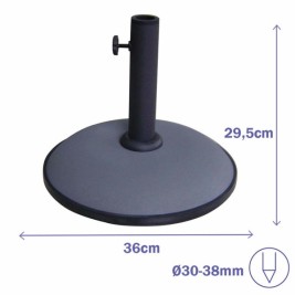 Base pour parapluie Marbueno Сив 36 x 29 x 36 cm Кръгъл