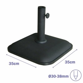 Base pour parapluie Marbueno Черен 35 x 5 x 35 cm Квадратек