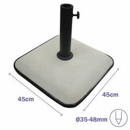 Base pour parapluie Marbueno Бял 45 x 7 x 45 cm Квадратек