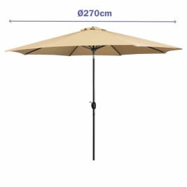 Päikesevari Marbueno Кафяв Ø 270 cm