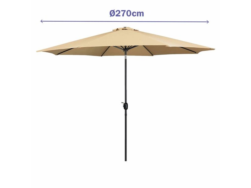 Päikesevari Marbueno Кафяв Ø 270 cm