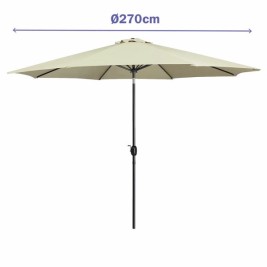 Päikesevari Marbueno Бежов Ø 270 cm