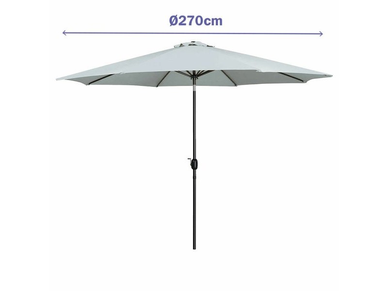 Päikesevari Marbueno Бял Ø 270 cm